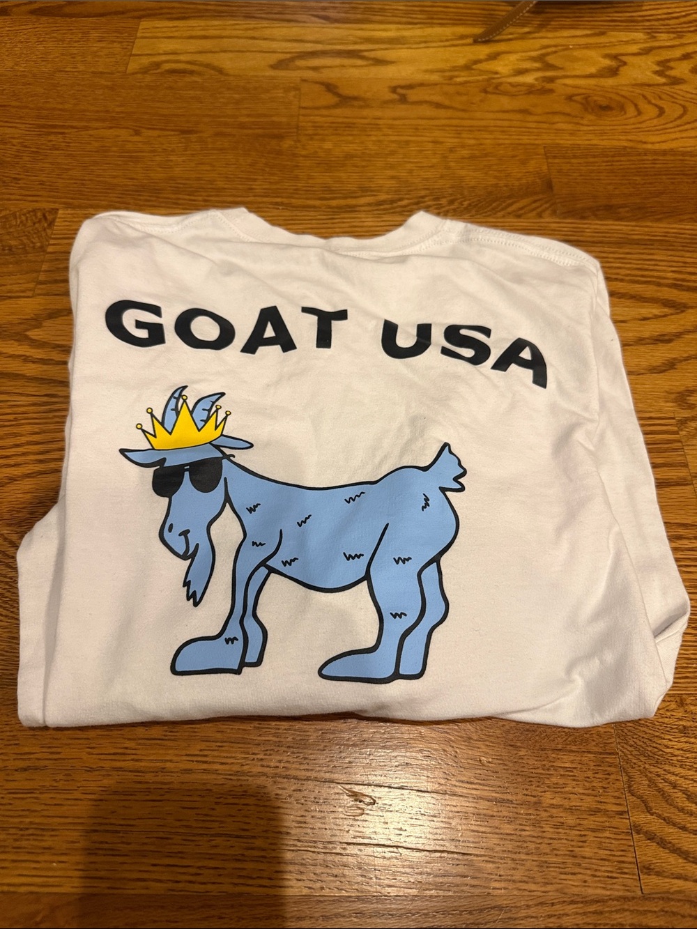 GOAT USA White Long-Sleeve Tee XS